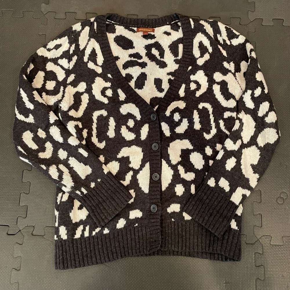 Leopard Print Cardigan